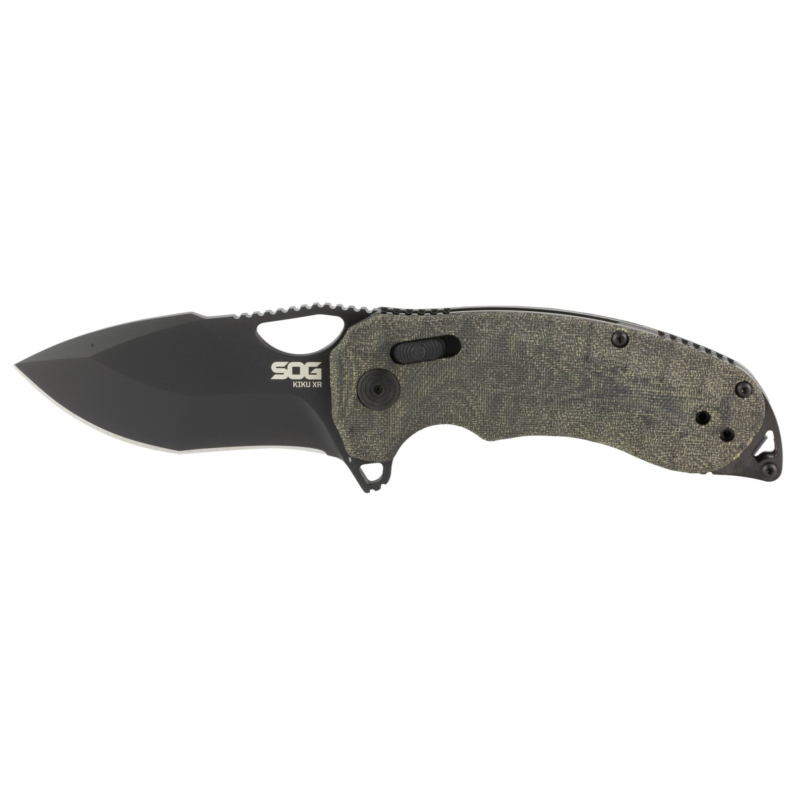 SOG 12-27-02-57 Kiku XR Black 3" Folding Knife - SOG