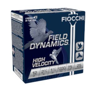 Fiocchi 12 Gauge 2.75" 1.25 oz. #7.5 High Velocity Shotshells - Fiocchi - 12 Gauge