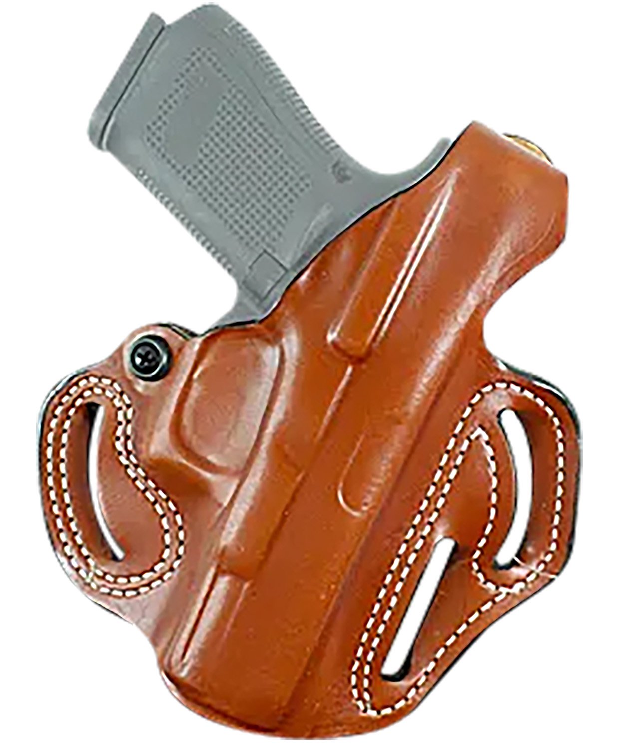 Buy DeSantis 001TA0XZ0 Thumb Break Scabbard Tan Leather OWB Holster Right Hand online