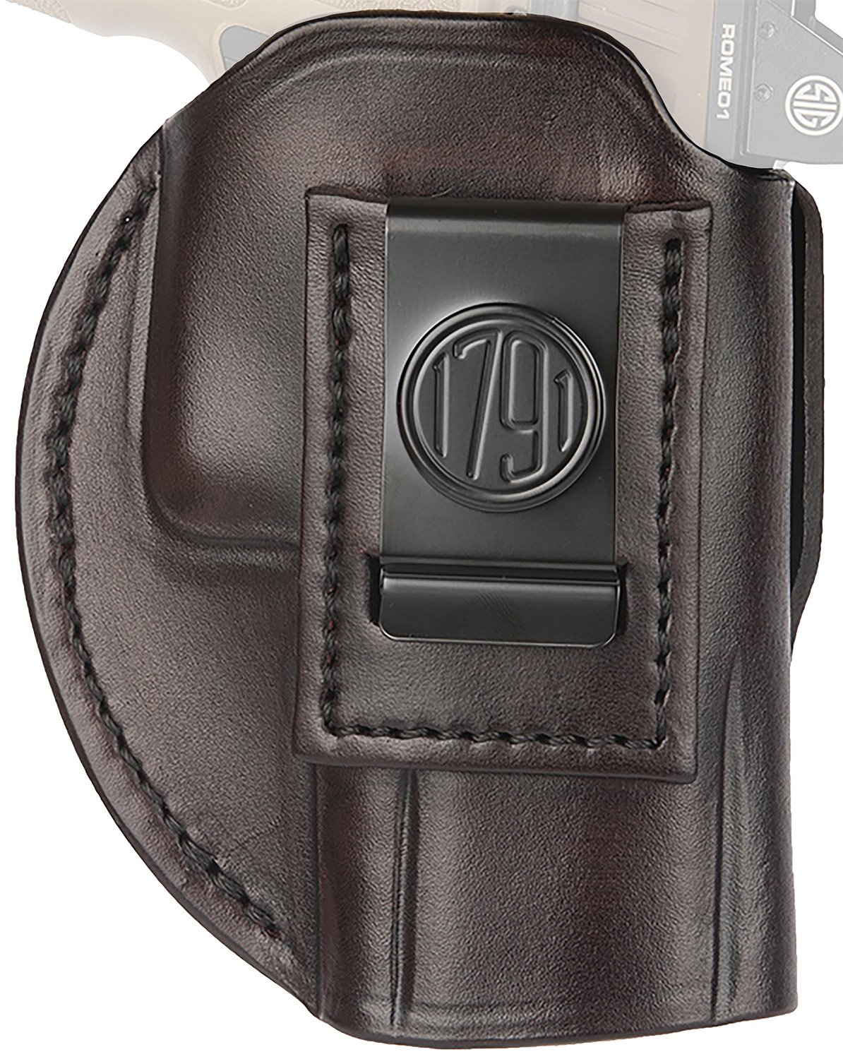 1791 Gunleather 4WH6SBRR 4-Way IWB/OWB Size 06 Signature Brown Leather... - 1791 Gunleather