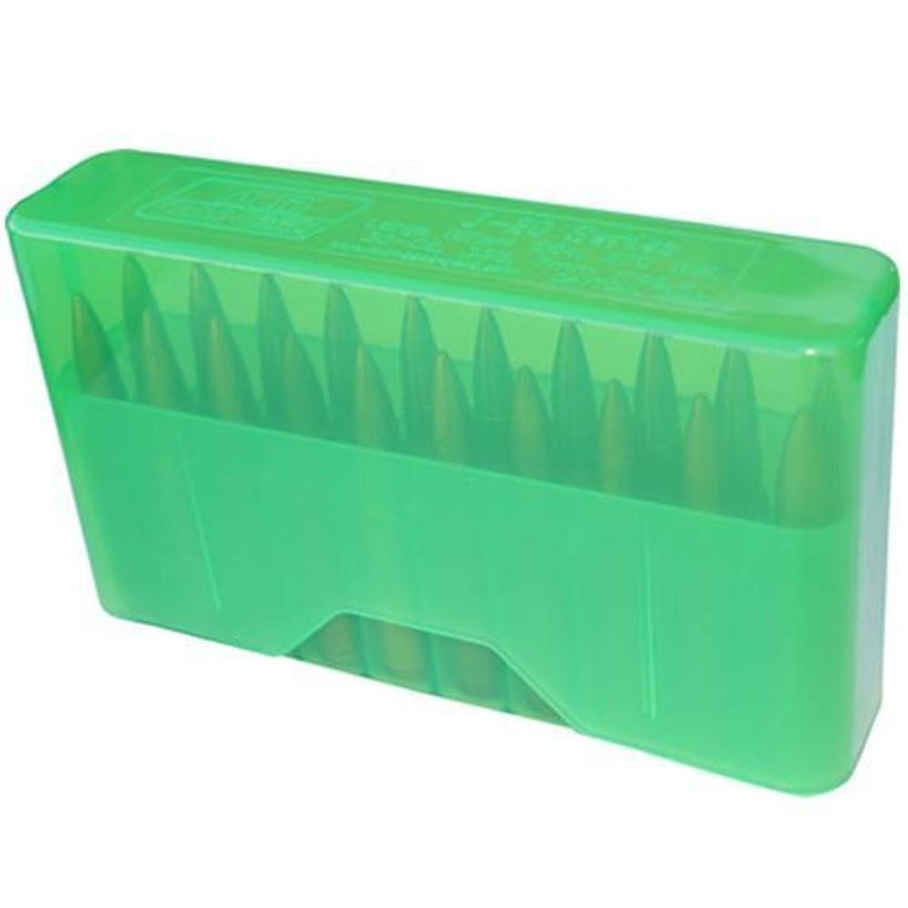 MTM Case-Gard J-20 Series Ammo Box 300 Win Mag 7mm Mag Clear/Green 20 rd - MTM Case-Gard