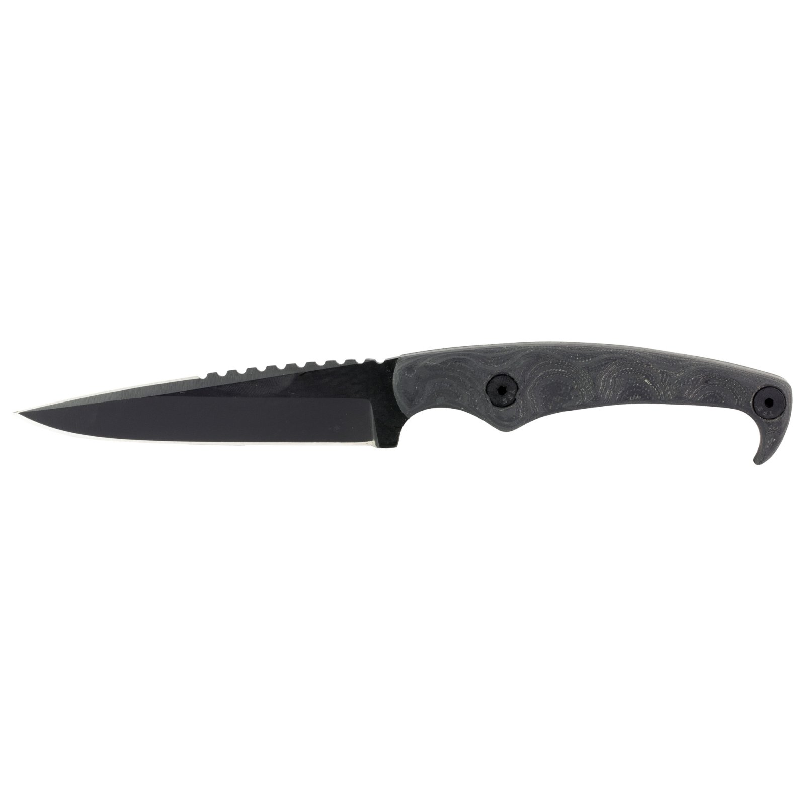 Stroup MK2 G10 4in Cerakote Black Tactical Knife - Stroup Knives