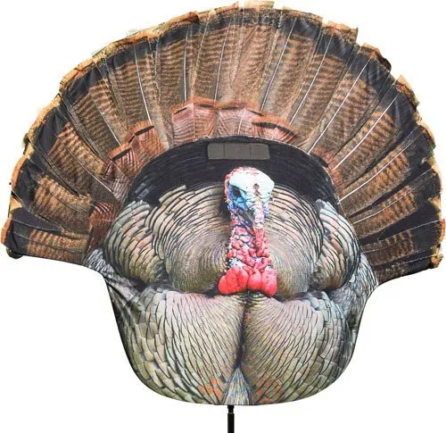 Montana Decoy 0058 Turkey Gobbler Fanatic 2D Decoy with Mesh Window - Montana Decoy