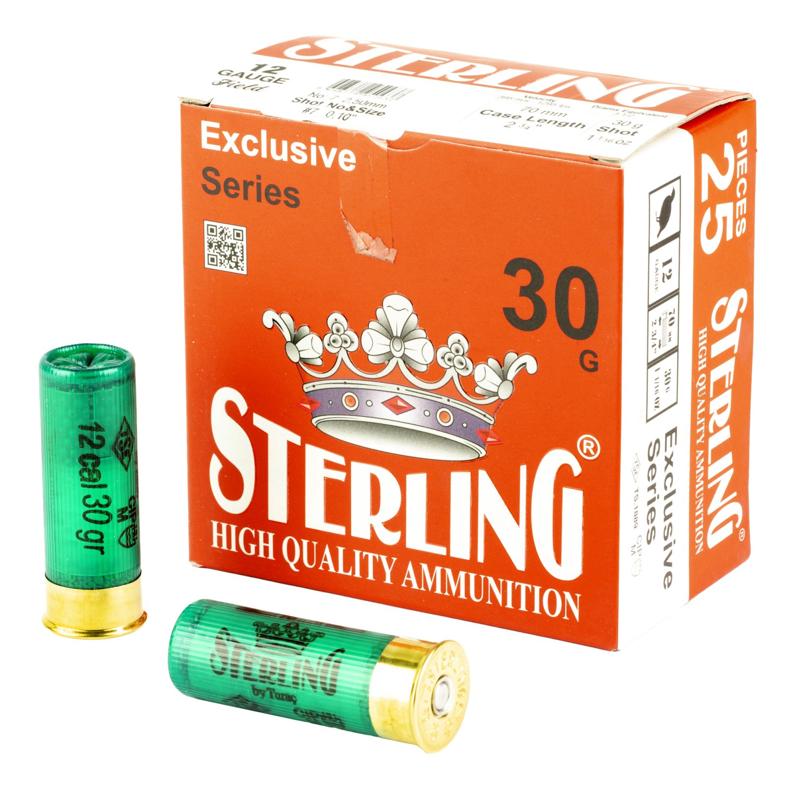 Buy Sterling Exclusive Series 12 Gauge 2.75 In #7 Shot 1-1/6 oz 25 Rounds online