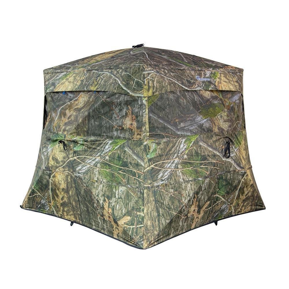 Ameristep Banshee Wide Bottom Extreme Fire Retardant Ground Blind Mossy Oak Country DNA XL - Ameristep/Evolved Ingenuity