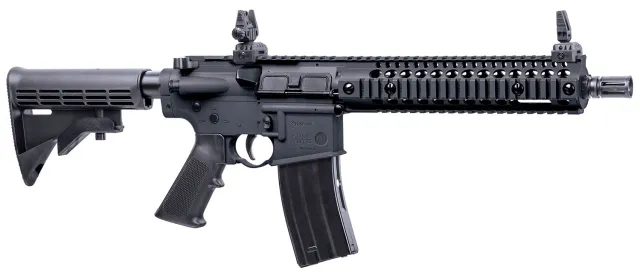 Crosman CFAR1B Full Auto R1 Air Rifle CO2 177 25rd Shot Black - Crosman - 177