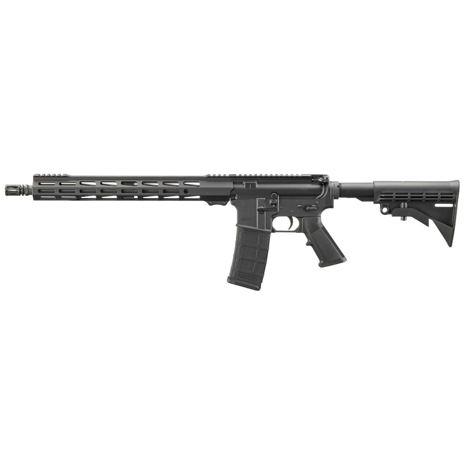 Ruger Harrier Rifle 5.56 NATO 30rd Magazine 16.1 1/2x28 Threaded Barrel Black A2 Stock - RUGER - 5.56 NATO