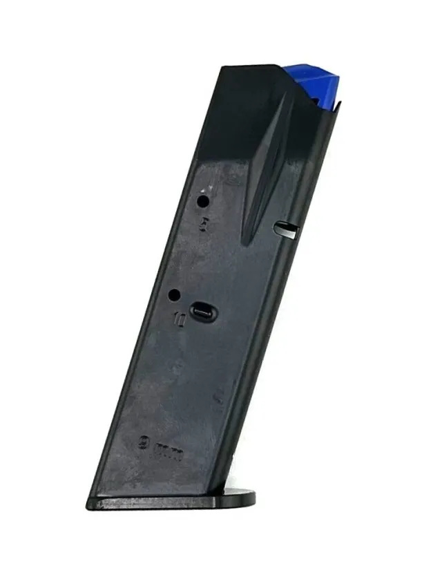 CZ 11457 DWX Magazine 9mm 10 Black Black Aluminum Basepad - Dan Wesson