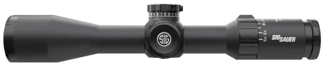 WHISKEY5 SCOPE 3-15X44MM SFP 30MM HELLFIRE QUADPLEX ILUM RET LP 0.25 MOA ADJ TH-100 TURRET - BLACK