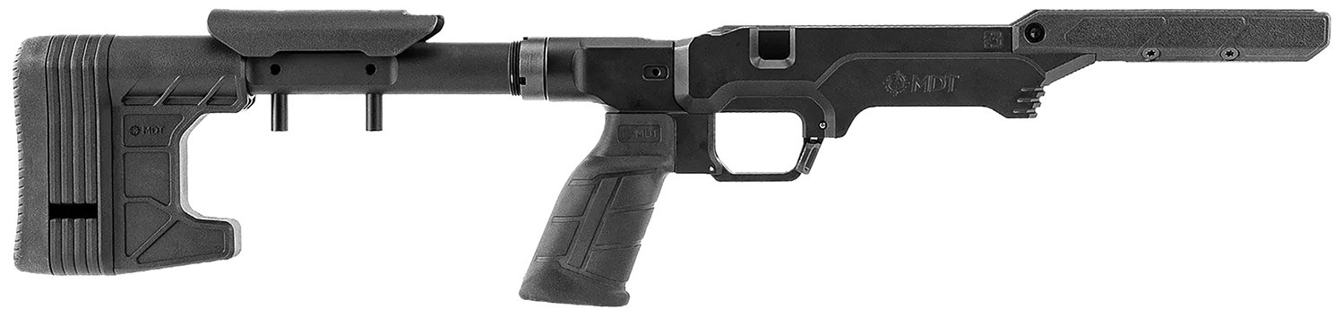 Mdt Sporting Goods Inc 114644BLK The Worker LSS Gen3 Black Fits Savage 110 Short Action - MDT