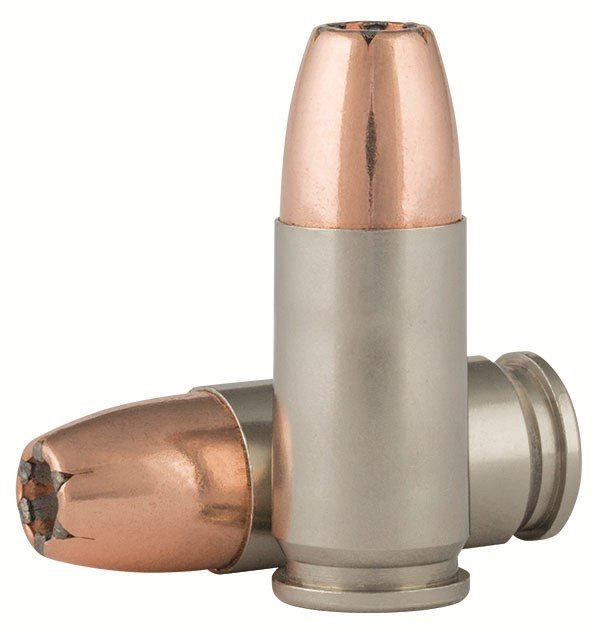 Buy Speer 23617GD 9mm Luger +P, 124gr Gold Dot Hollow Point, Nickel-Plated, 1220fps, 20 Rounds online
