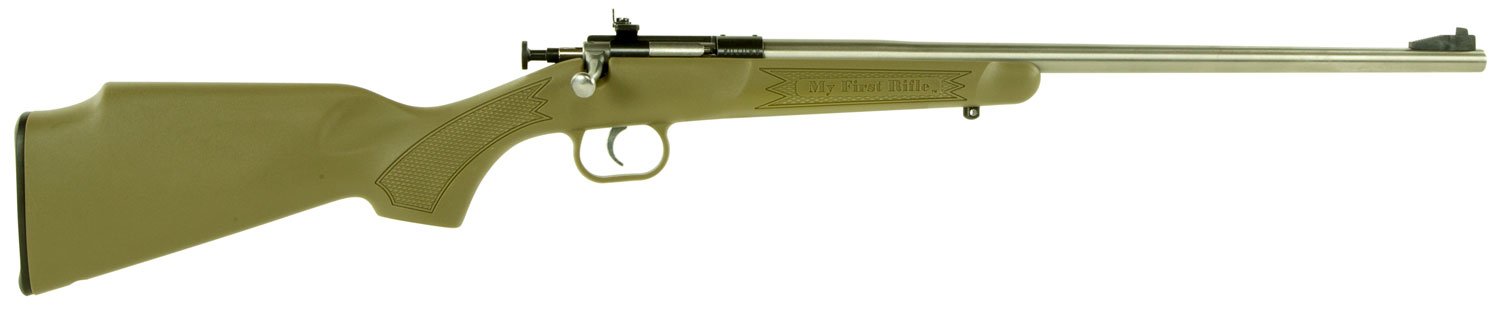 Crickett KSA2243 .22 LONG RIFLE 16.13In. 1Rd Desert Tan - Crickett - .22 LONG RIFLE