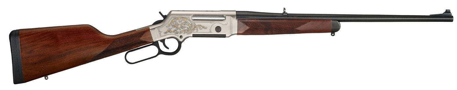Henry Long Ranger DLX Lever Action .308 Win 20 in Engraved Nickel Plated - Henry Repeating Arms - 308 Win