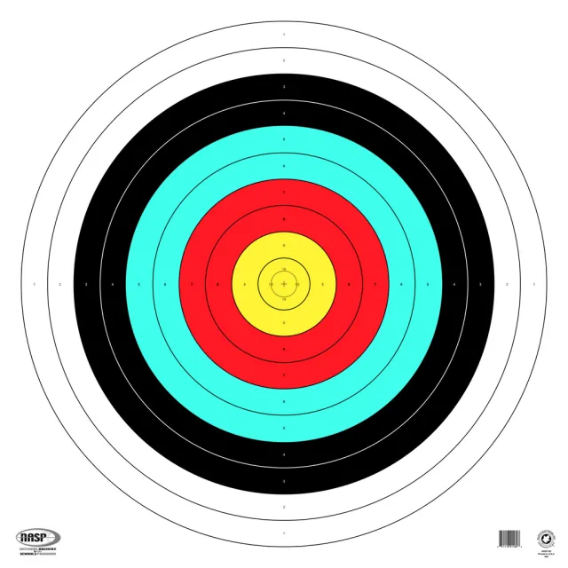 Maple Leaf Press NASP TA-80 80cm Target 25pk 100lb Tag Stock - Maple Leaf Press
