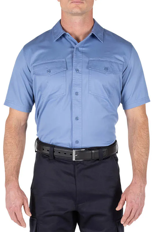 5.11 Tactical 71391-696-2XL Company Short Sleeve Shirt Fire Med Blue 2XL