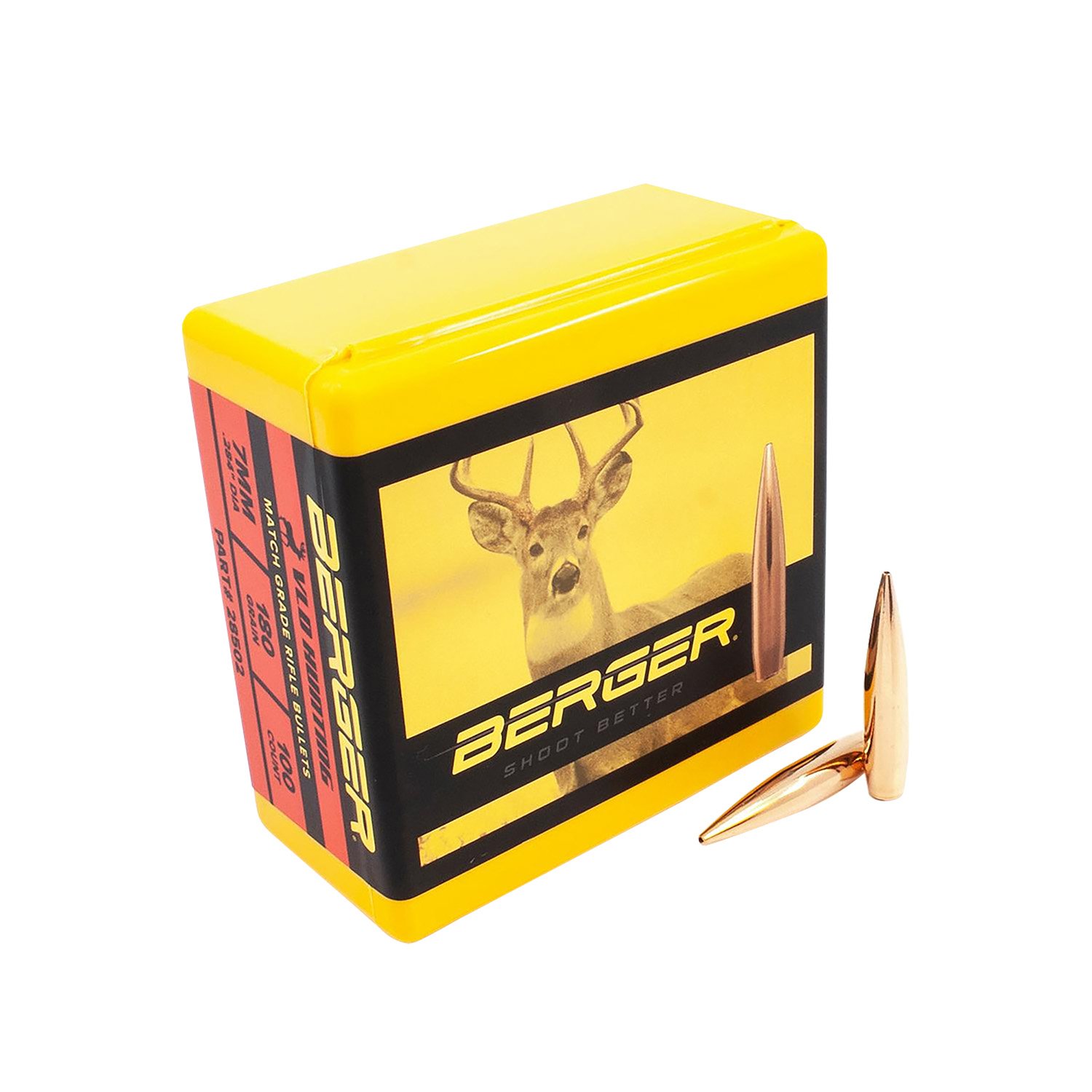 Berger Bullets 28502 VLD Hunting Bullets 7mm 180gr 100/Box - Berger Bullets - 7mm