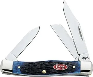 Buy Case Cutlery 07049 Navy Bone Medium Stockman Knife online