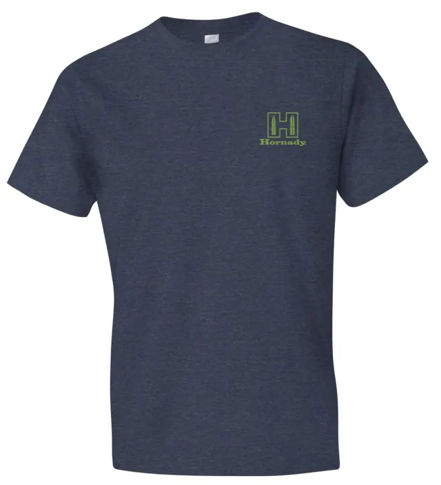 Buy Hornady 30994 T-Shirt Indigo XL Short Sleeve Logo Stamp Cotton online