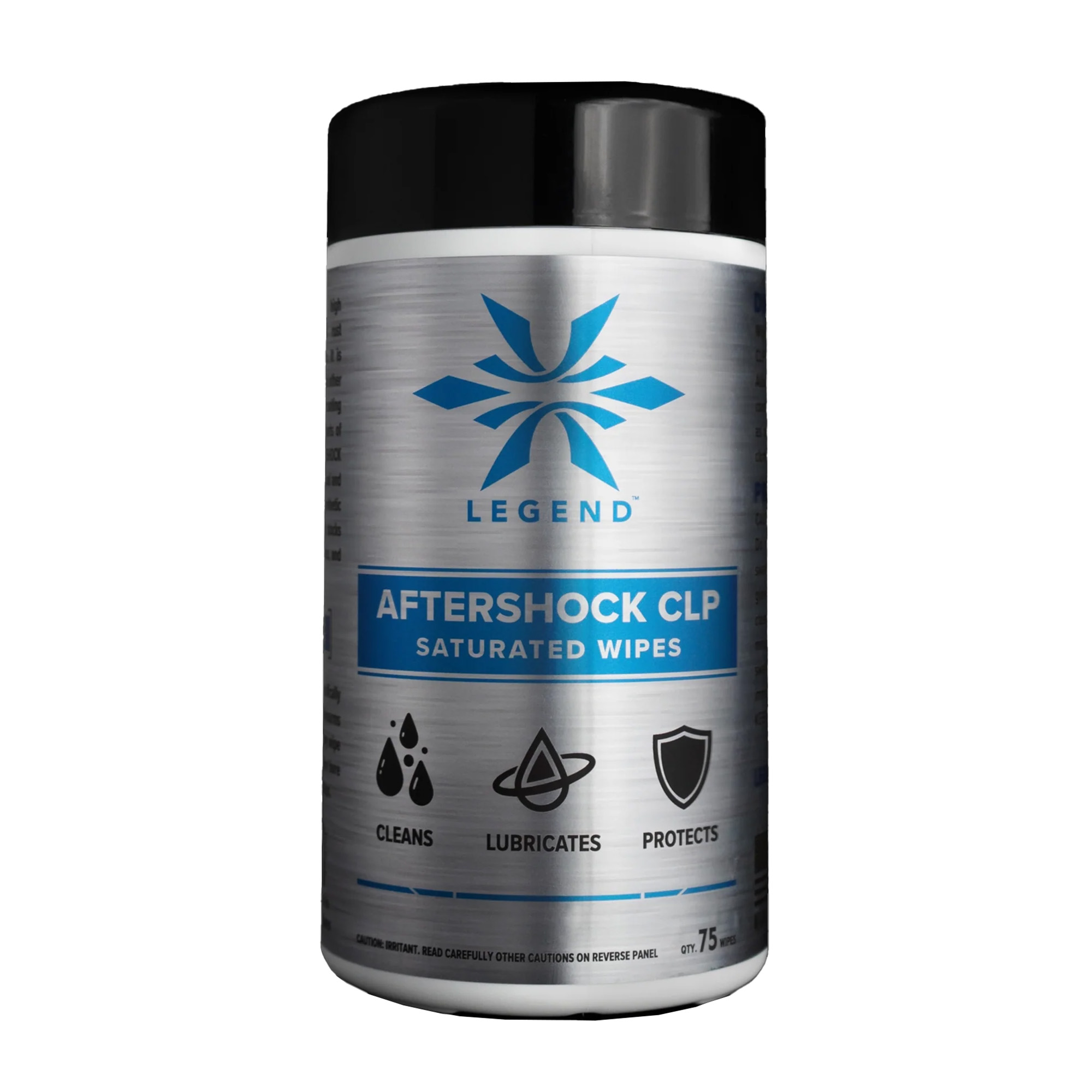 Legend Outdoor Gear Aftershock AS-SW-75 Lubricating Wipes, 75 Count - Legend Outdoor Gear