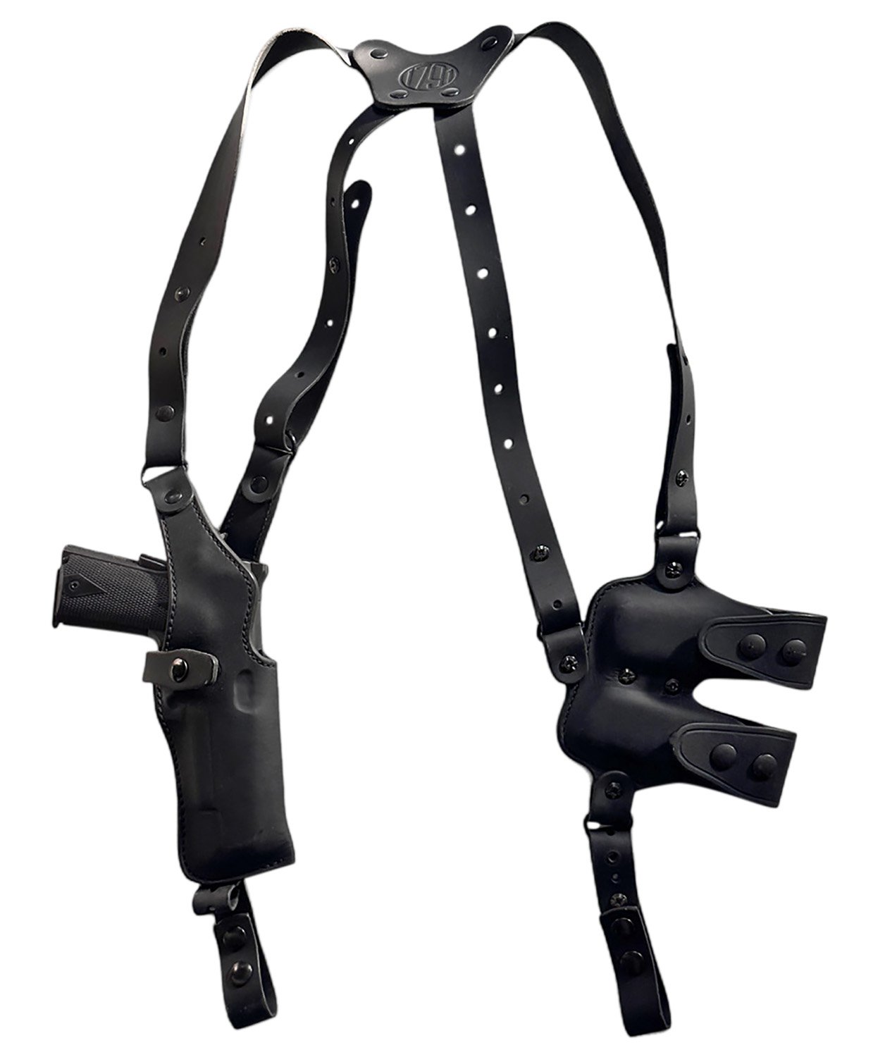 1791 Gunleather NSS-2.1-SBL-V-R Optic Ready Glock Shoulder Holster RH - 1791 Gunleather
