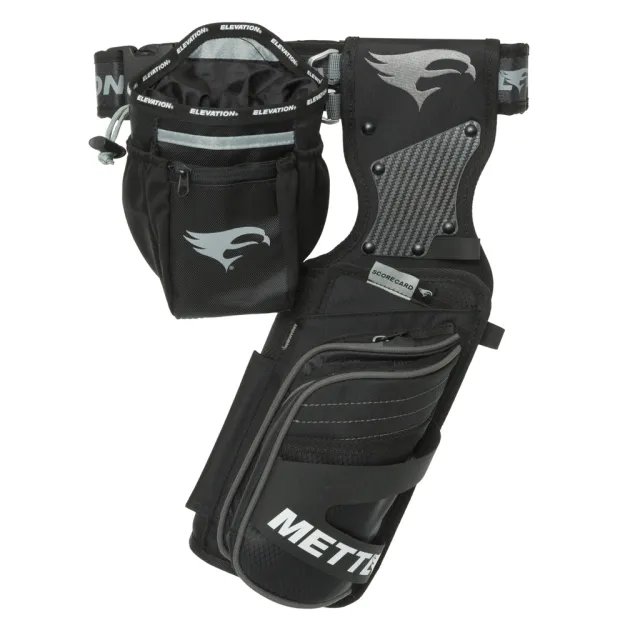 Buy Elevation Mettle 1601105 Field Quiver Black LH, 3-Stage Arrow Bay online