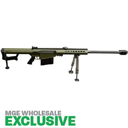 Buy Barrett 82A1 18361 .50BMG 29" OD Green Rifle Bipod-Monopod Fluted Barrel online