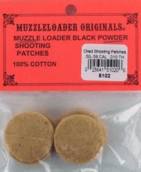 M-Loader .50-.59 Oiled Patch .010 100pk Shooting Patches - Modern Muzzleloader
