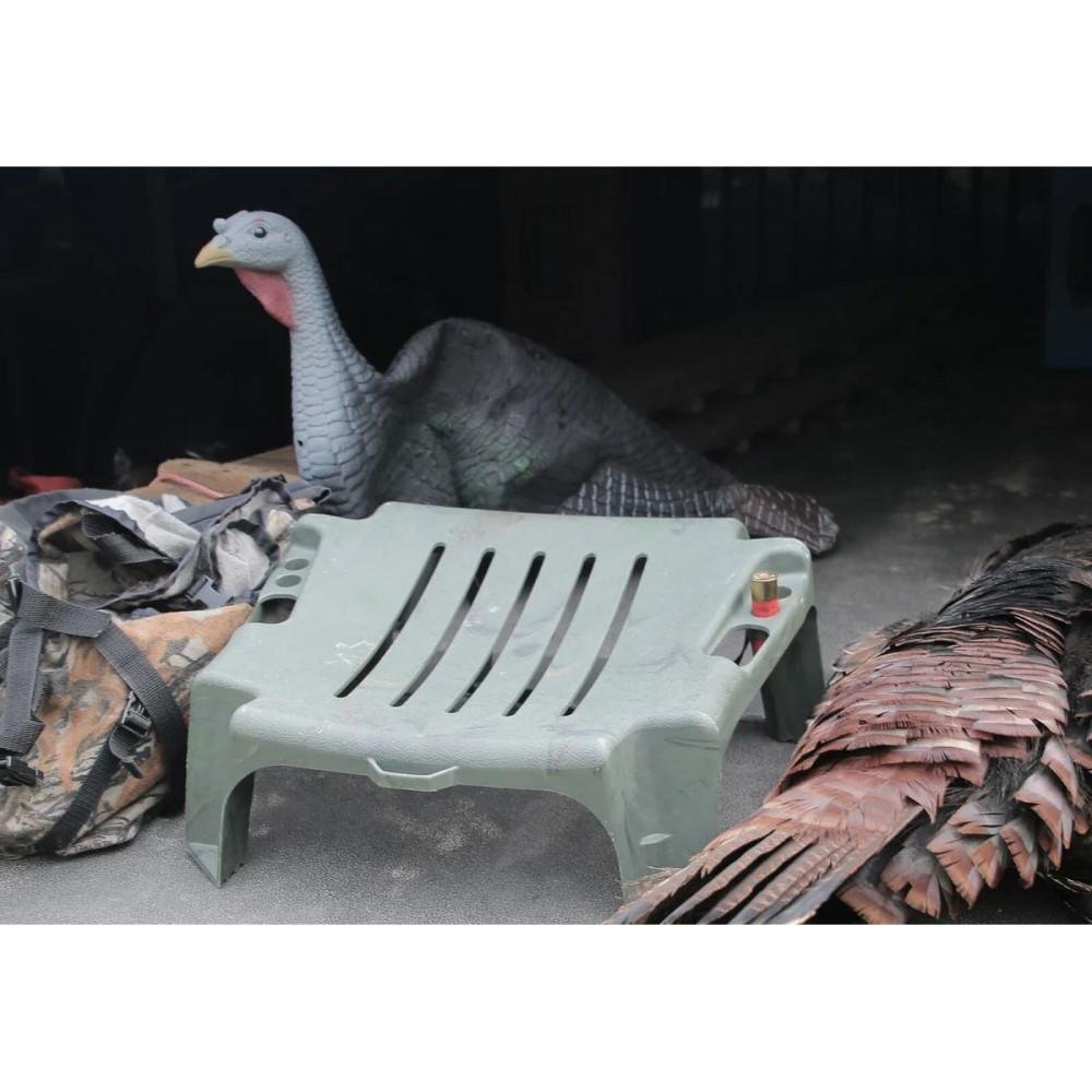 MTM Case-Gard Rump Rester Turkey Hunting Seat 12 Gauge Forest Green - MTM Case-Gard