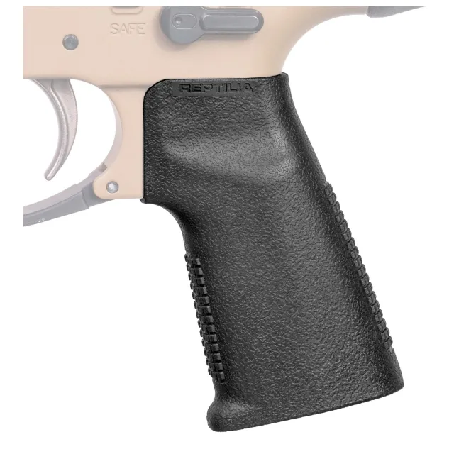 Reptilia 100-178 CQG-NB Pistol Grip, AR Rifles, Matte Black, No Beavertail - Reptilia