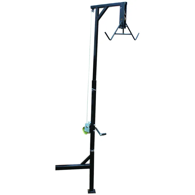 HME HME-HH Truck Hitch Game Hoist, 6.5'-9' Adjustable, 360 deg Pivot, 400 lbs - DNZ Products