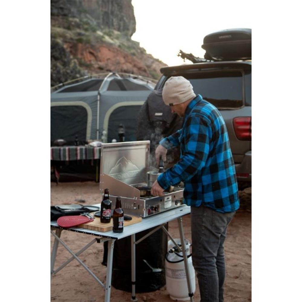Camp Chef Mountaineer MS40AX Aluminum Cooking System 40000 BTUs 16 lbs - Camp Chef