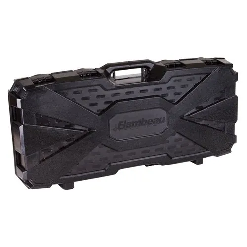 Buy Flambeau 3011PDW Gun Case, Rugged Polymer, Foam, Velcro Straps, TSA Safe online