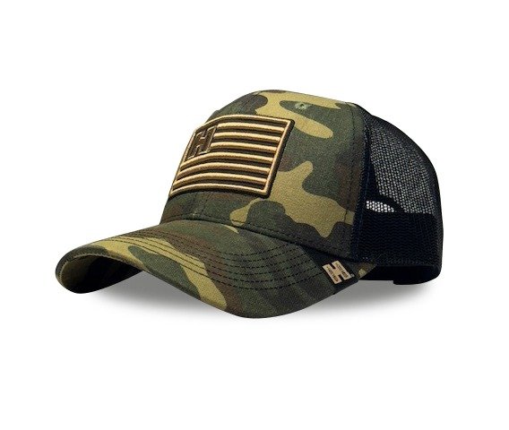 Buy HDESIGN 34350 Trucker Hat Hornady Flag Patch Design online