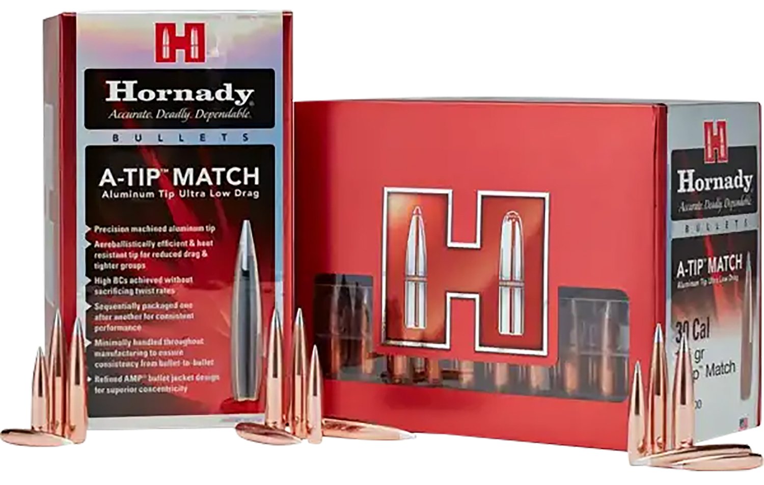 Hornady A-Tip Match .416 Caliber 500 Grain Projectiles 25 Count Box - Hornady - .416