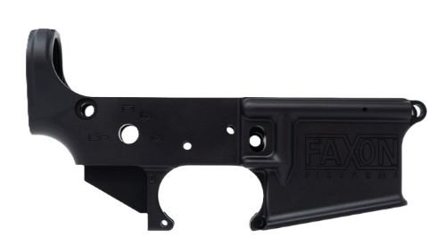 Faxon LRFAXFAS AR15 Forged Lower Receiver Black - Faxon Firearms - Multi