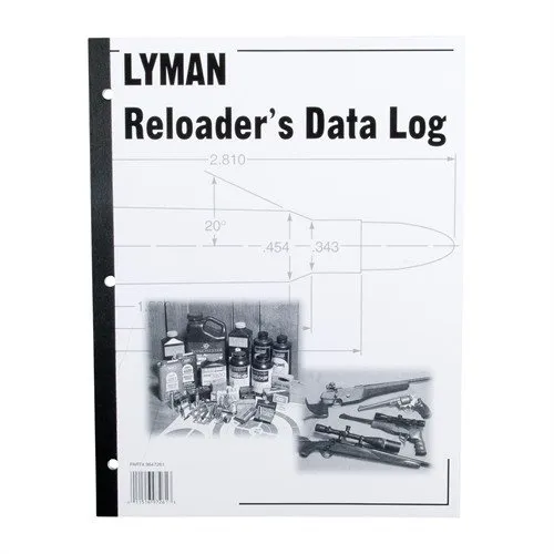 Buy Lyman Reloader's Log Book 50 Pages - 0.50" x 8.60" x 11.00" - Softcover online