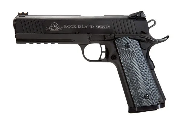 Rock Island Tac Ultra FS 1911 45 ACP 5" 8+1 Black Parkerized Steel...