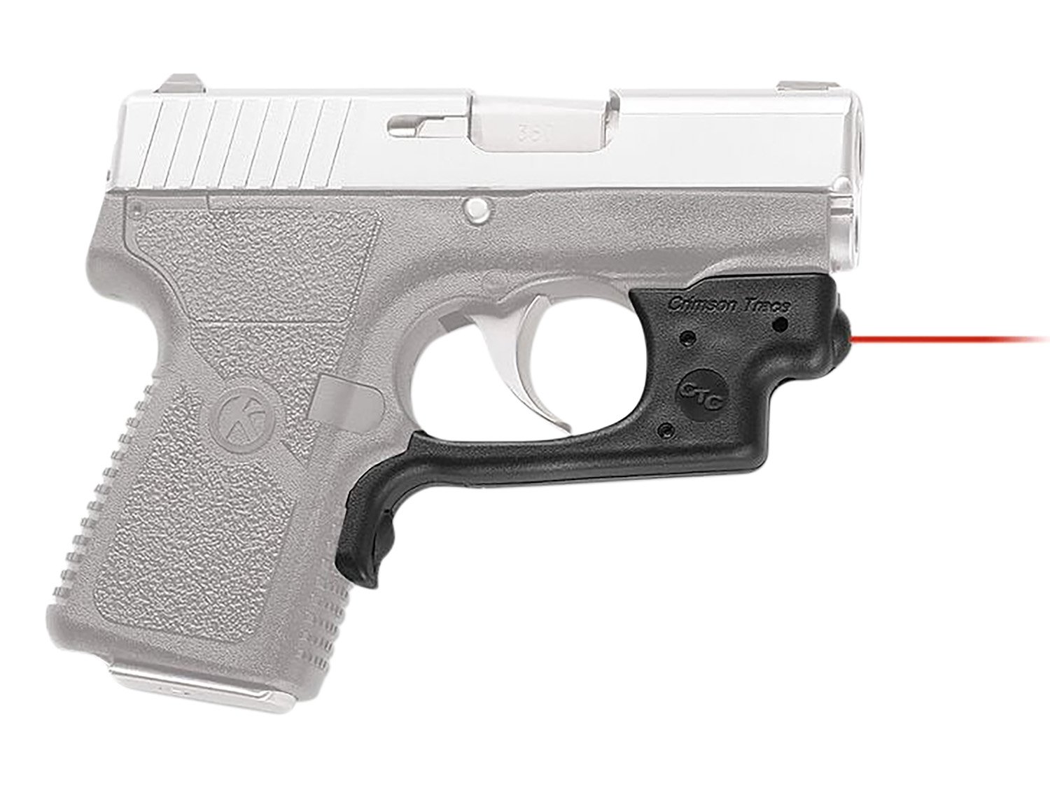 Crimson Trace LG-437 Red Laser for Kahr Arms P380 CW380 Black Polymer - Crimson Trace - 0.50" AT 50 FT