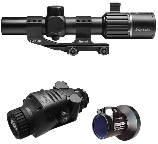 Burris 300674 BTC 35 V2 RT6 Thermal Clip-On 1-4x35mm Matte Black - Burris Optics - 35MM