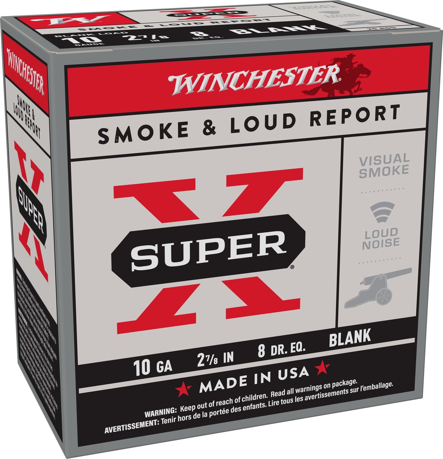 Winchester Super X Black Powder Load 10 Gauge 2.87" 25 Rounds - Winchester - 12 GAUGE