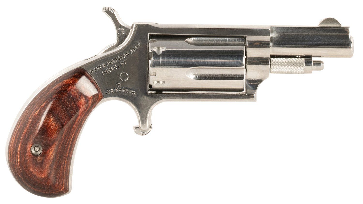 Buy NAA 22MDLX Polished Stainless Rosewood Grip Exposed Hammer online