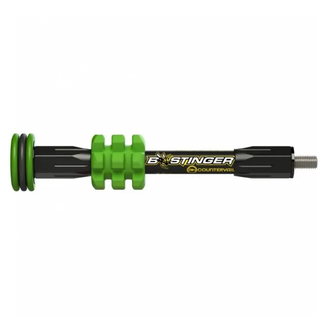 Bee Stinger MHX06GR MicroHex Stabilizer Green 6" with Weights