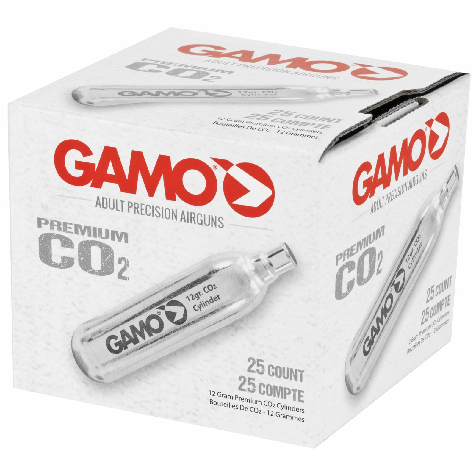 Gamo USA 62124702554 CO2 Cartridges 25 Pack - Gamo