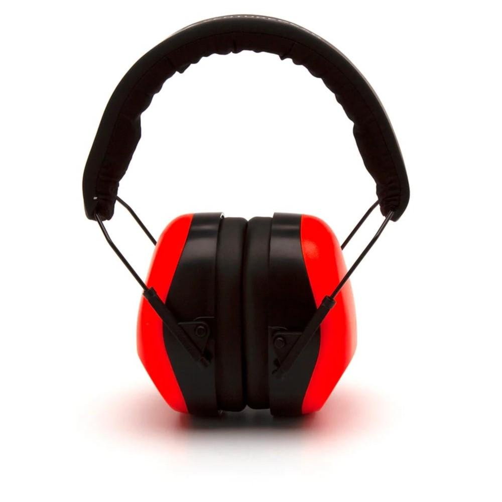 Pyramex VG80 Series Passive Earmuff 26dB Hi-Vis Orange Clamshell - Pyramex Safety