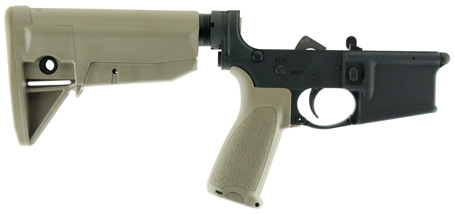 BCM LRGSTKMOD0FDE Lower MOD 0 Multi-Caliber 7075-T6 Aluminum Black - BCM - Multi