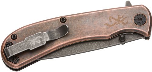 Browning 3220473 Copper Folder Knife Finger Flipper 3 Inch - Browning