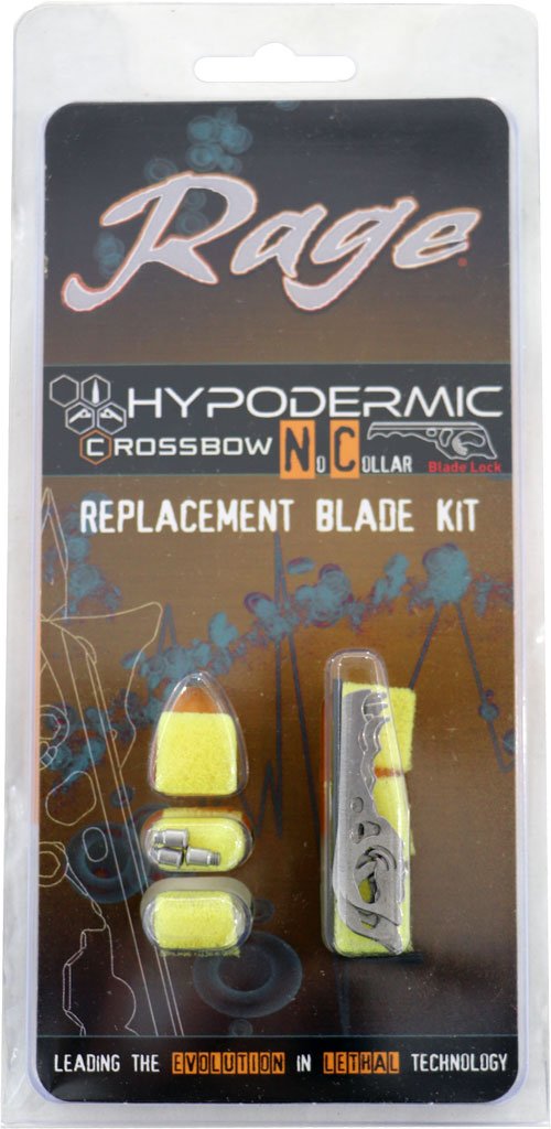 Buy Rage R38205 Hypodermic XBow No-Collar Replacement Blade Kit online