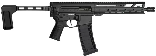 Buy CMMG 94AD10FAB Dissent MK4 9mm 10.5" Braced Pistol, Armor Black online