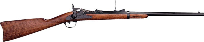 Buy Cimarron SH902 Trapdoor Cavalry Carbine 45-70 22" Blued Hardwood online