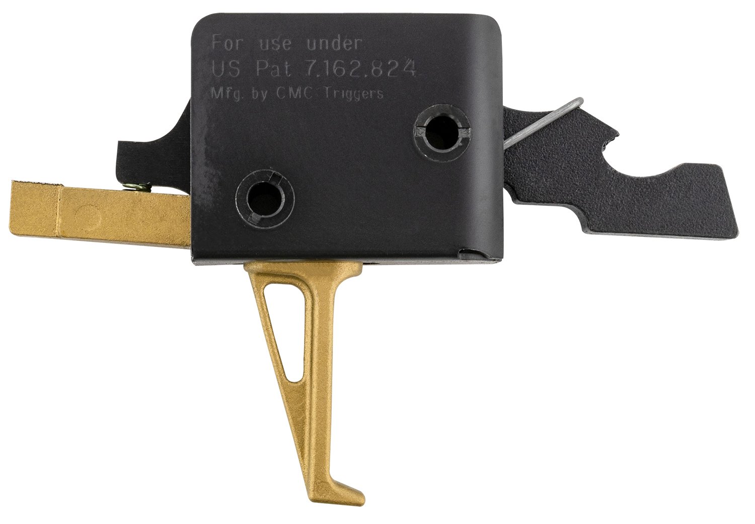 CMC TRIGGERS GoldFinger AR15/AR10 Flat Single Stage Rifle Trigger (91503GF) - CMC Triggers